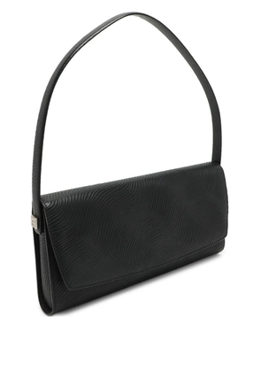 Aigner Vintage wave-pattern shoulder bag - Black