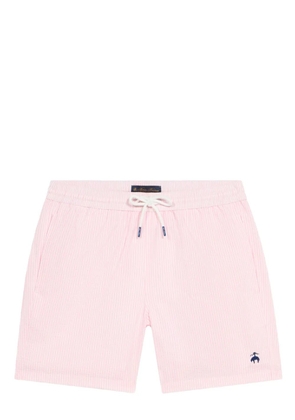 Brooks Brothers zigzag swim shorts - Pink