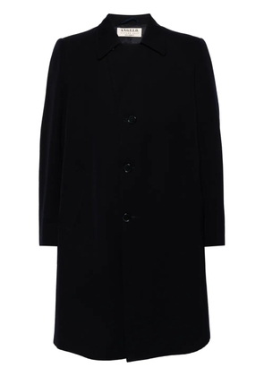 A.N.G.E.L.O. Vintage Cult 1970s notched lapels knee-length wool coat - Blue