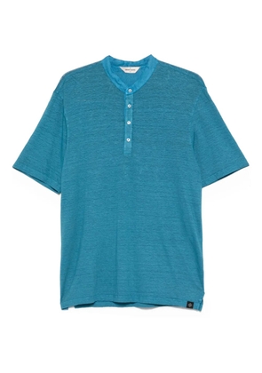 Gran Sasso Henley short-sleeves T-shirt - Blue