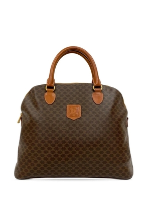 Celine Pre-Owned 1995 Macadam Coated Canvas Dome handbag - Brown