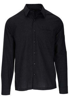 Vince checkered spread-collar shirt - Black
