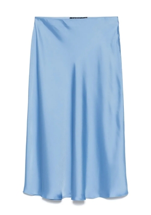 Lauren Ralph Lauren satin midi skirt - Blue