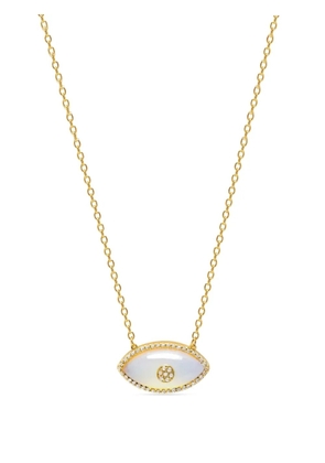Nialaya Jewelry eye moonstone-pendant necklace - Gold