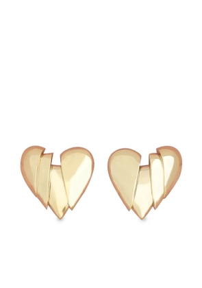Amina Muaddi Heartbreaker earrings - Gold