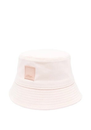 Ruslan Baginskiy logo-patch bucket hat - Pink