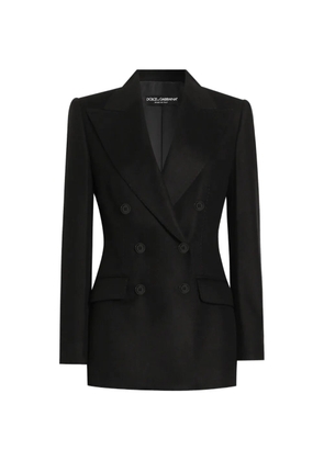 Dolce & Gabbana double-breasted pocket jacket - Black