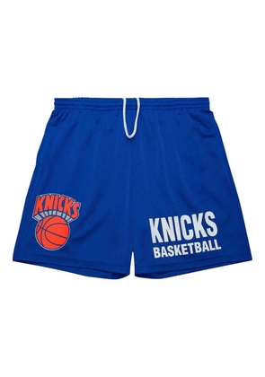Mitchell & Ness x Purple Brand New York Knicks Hardwood Classics shorts - Blue