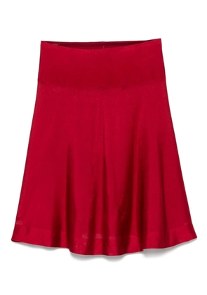 Alaïa Pre-Owned 2010s jersey mini skirt - Red