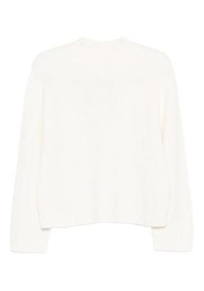 I BLUES ribbed sweater - White
