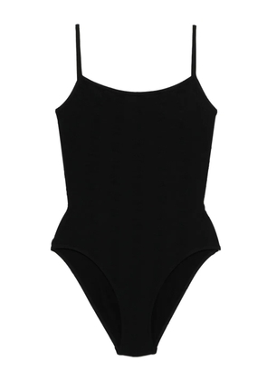 CHANEL Pre-Owned 1997 logo swimsuit - Black
