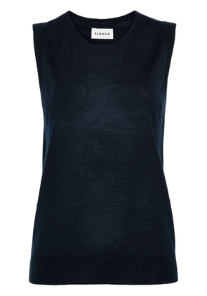 P.A.R.O.S.H. fine-knit vest - Blue