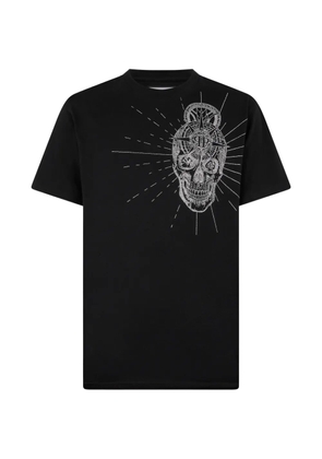 Philipp Plein rhinestone-skull T-shirt - Black