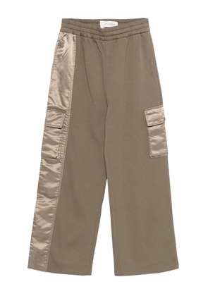 Feng Chen Wang satin-panel cargo pants - Neutrals