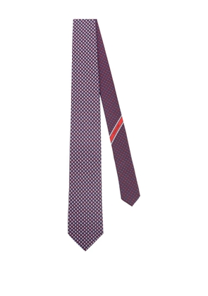 Ferragamo patterned tie - Blue