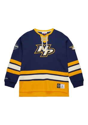 Mitchell & Ness Nashville Predators Heritage Lace-Up pullover - Blue