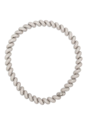 Eddie Borgo rope pavé necklace - Silver