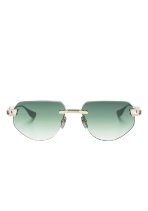 Dita Eyewear Grand-Imperyn geometric-frame sunglasses - Green
