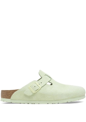 Birkenstock Boston suede mules - Green