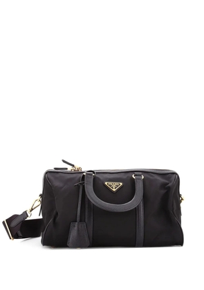 Prada Pre-Owned Re-Edition 1978 Top Handle Bag Re-Nylon with Saffiano Leather Medium satchel - Black