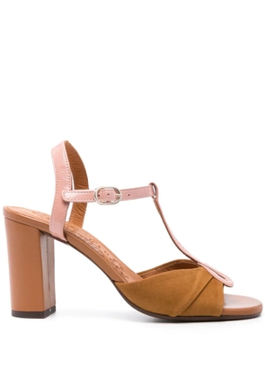 Chie Mihara Biagio90mm leather sandals - Brown