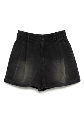 JNBY wide-leg denim shorts - Black