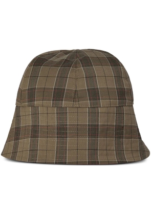 Rosetta Getty plaid bucket hat - Brown