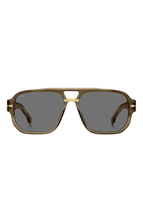 BOSS pilot-frame sunglasses - Green