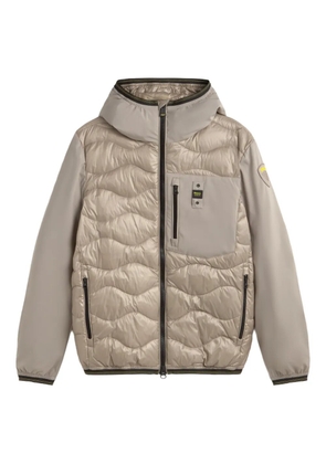 Blauer quilted hooded jacket - Neutrals