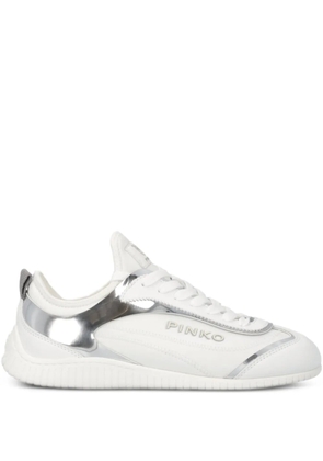 PINKO logo-lettering sneakers - White