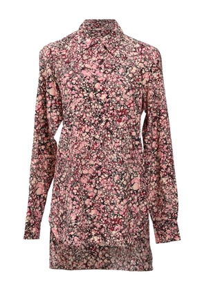 Victoria Beckham printed long-back shirt - Pink