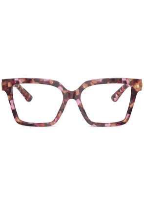 Dolce & Gabbana Eyewear logo-plaque frames - Pink