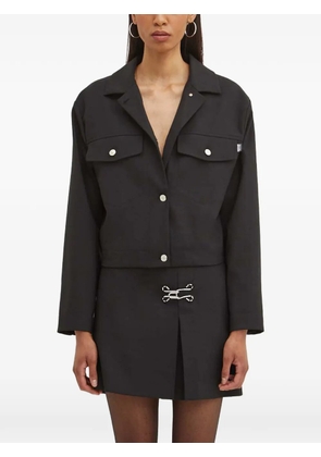 MOSCHINO JEANS buttoned pocket jacket - Black