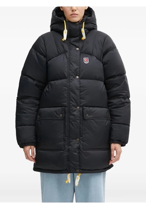 Fjällräven logo-detail padded coat - Black