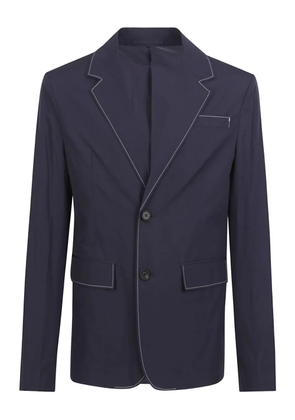 Prada topstitch pocket jacket - Blue