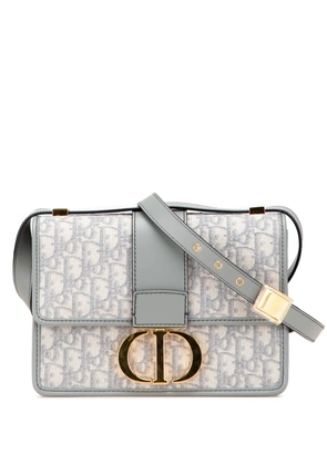 Christian Dior Pre-Owned 2022 Medium Oblique Canvas 30 Montaigne Bag crossbody bag - Grey