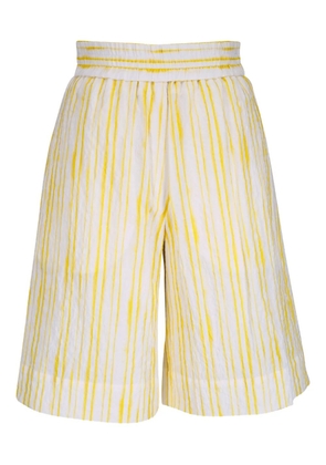 Odeeh striped shorts - Yellow