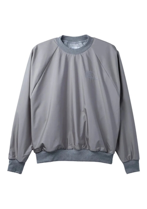 4SDESIGNS raglan-sleeve crew-neck sweatshirt - Grey