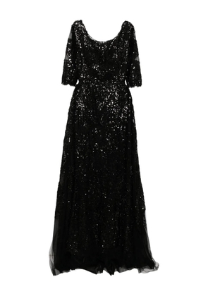 Saiid Kobeisy sequin-embroidered dress - Black