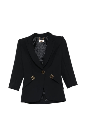 Elisabetta Franchi single-breasted blazer - Black
