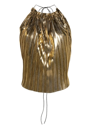 Atu Body Couture open-back top - Gold