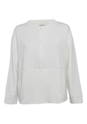 Max Mara Pre-owned panelled sweatshirt - White