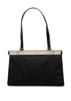 Gucci Pre-Owned 1990-2000 Nylon Frame shoulder bag - Black