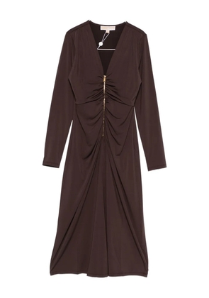 Michael Michael Kors zip-up dress - Brown