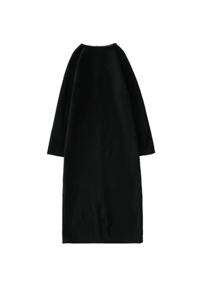 Studio Nicholson Cali long-sleeve back-split midi dress - Black