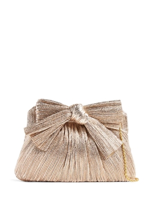 Loeffler Randall Rayne plissé-effect clutch bag - Gold
