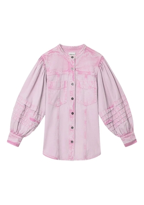 MARANT ÉTOILE Mileda patch-pocket shirt - Pink