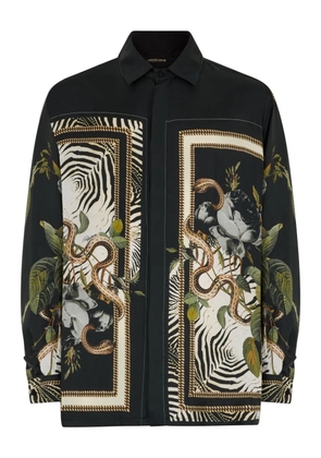 Roberto Cavalli silk shirt - Black