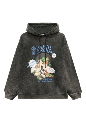 MSGM graphic-print hoodie - Black