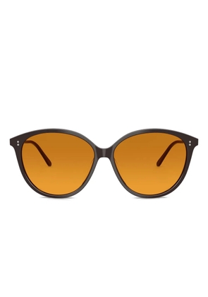 Oliver Peoples round-frame sunglasses - Brown